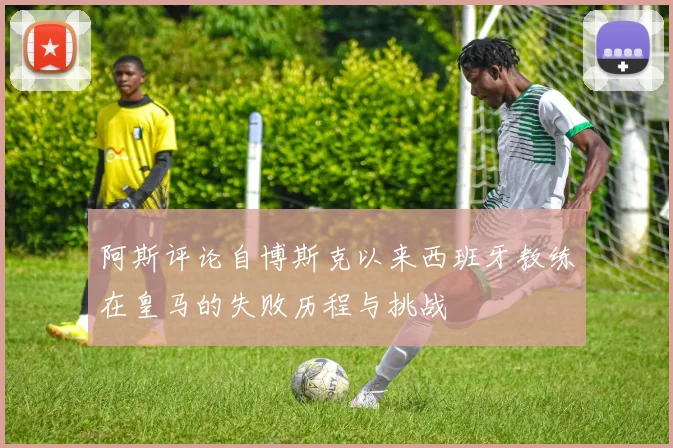 阿斯评论自博斯克以来西班牙教练在皇马的失败历程与挑战